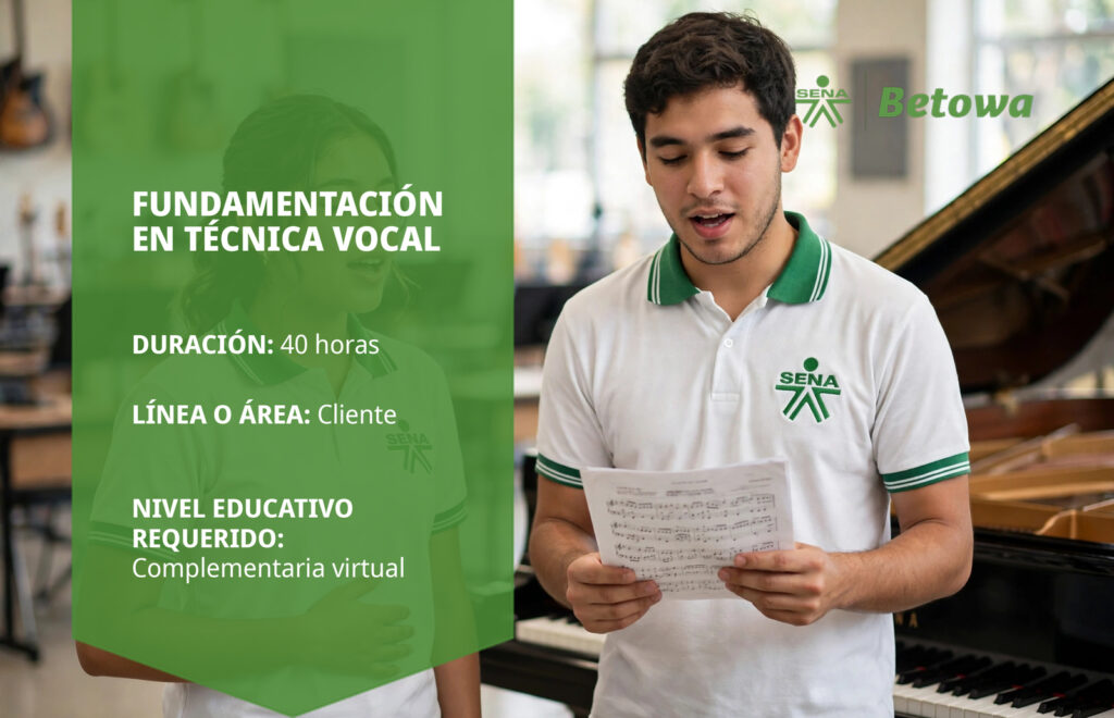 Curso SENA de fundamentación en técnica vocal – Betowa
