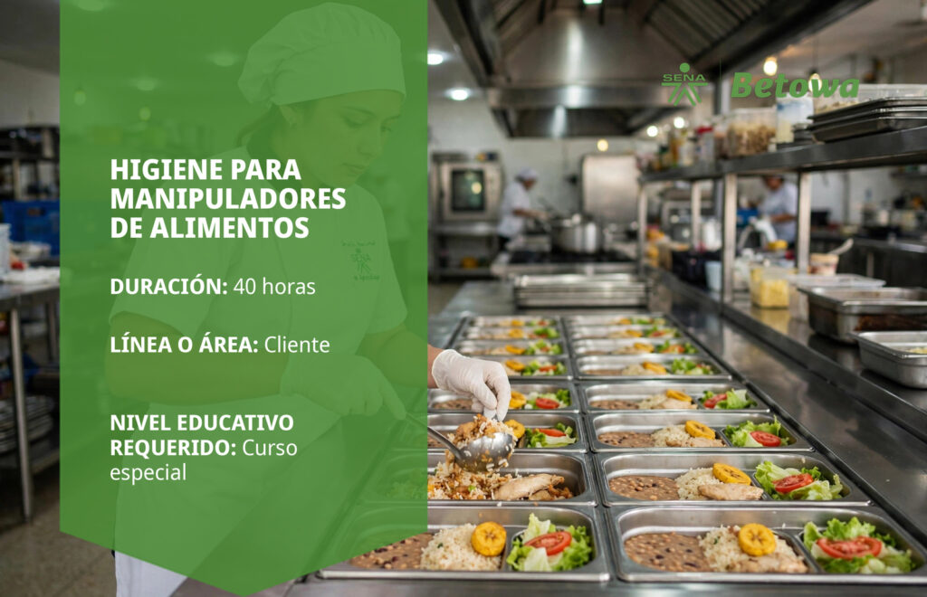 Curso SENA de higiene para manipuladores de alimentos – Betowa