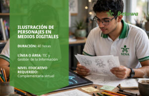 Curso SENA de ilustración de personajes en medios digitales – Betowa