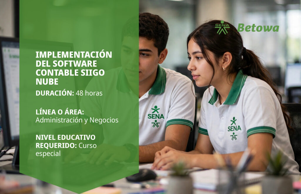 Curso SENA de implementación del software contable Siigo Nube – Betowa