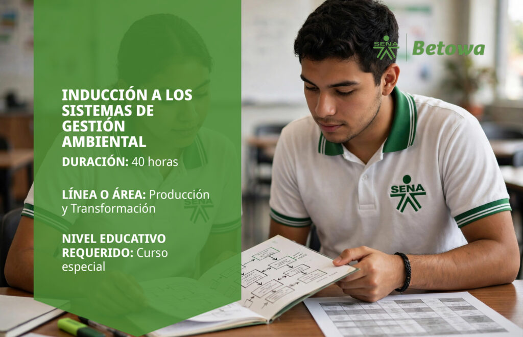 Curso SENA de inducción a los sistemas de gestión ambiental – Betowa