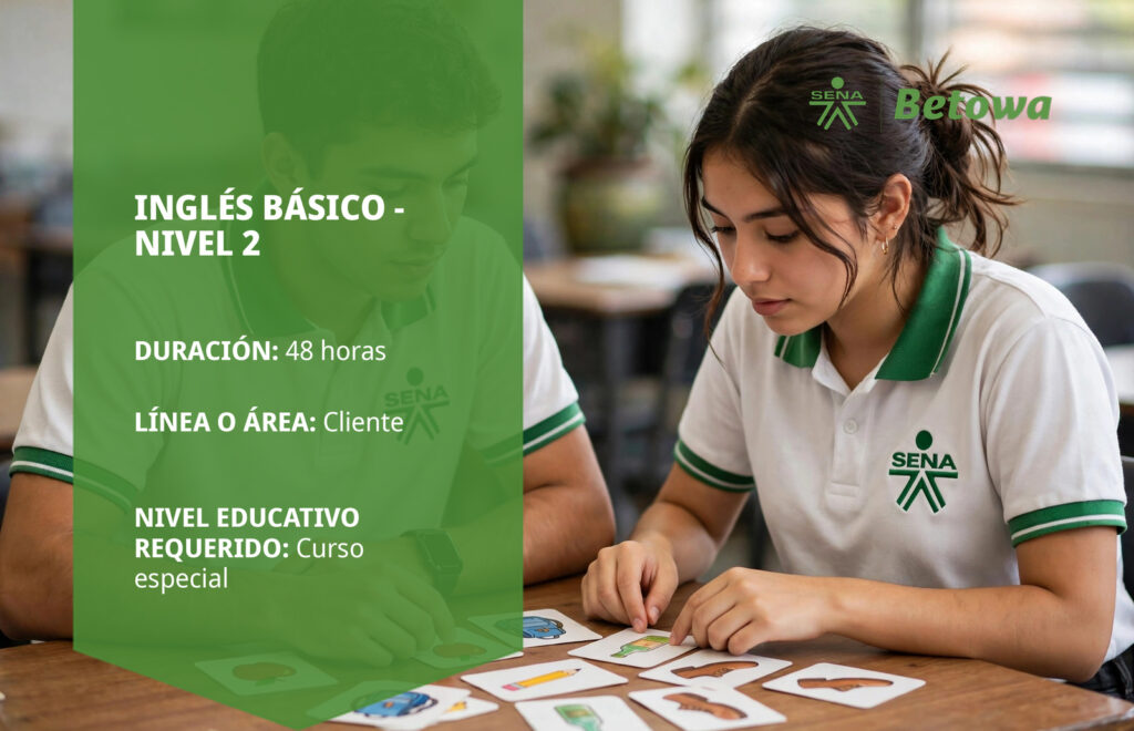 Curso SENA de inglés básico nivel 2 – Betowa