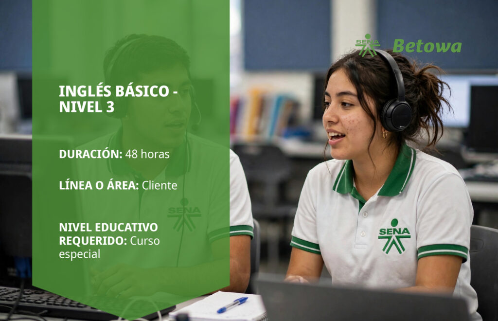 Curso SENA de inglés básico nivel 3 – Betowa
