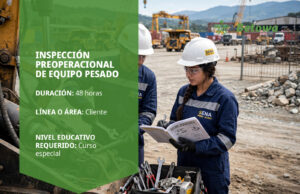 Curso SENA de inspección preoperacional de equipo pesado – Betowa