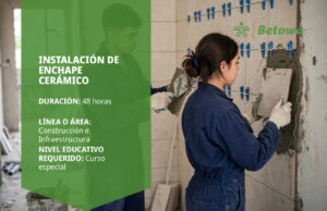 Curso SENA de instalación de enchape cerámico – Betowa