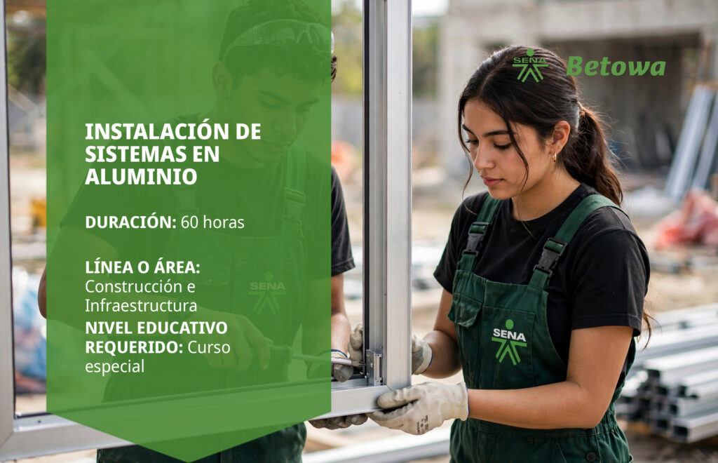 Curso SENA de instalación de sistemas en aluminio – Betowa