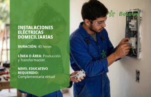 Curso SENA de instalaciones eléctricas domiciliarias – Betowa