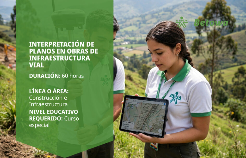 Curso SENA de interpretación de planos de infraestructura vial – Betowa