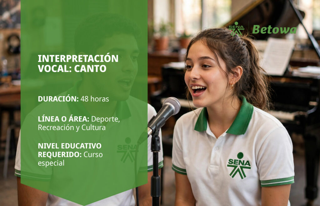 Curso SENA de interpretación vocal y canto – Betowa
