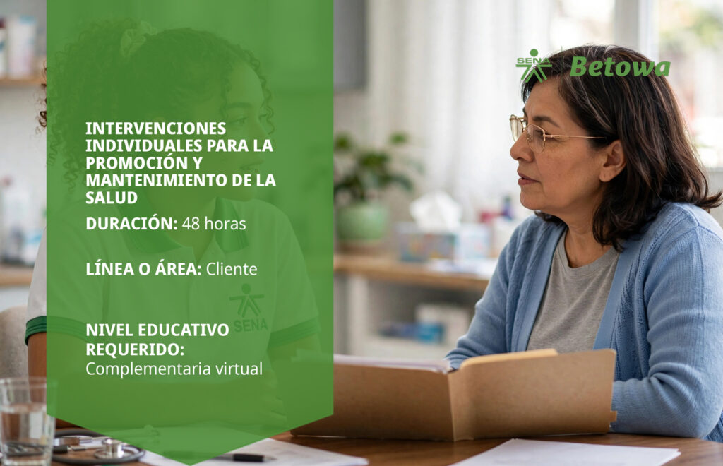 Curso SENA de intervenciones individuales de promoción de la salud – Betowa