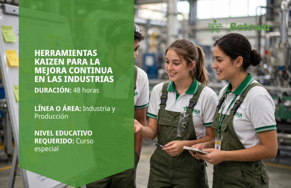 Curso SENA de herramientas kaizen para la mejora continua – Betowa