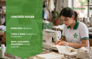 Curso SENA de lencería hogar – Betowa