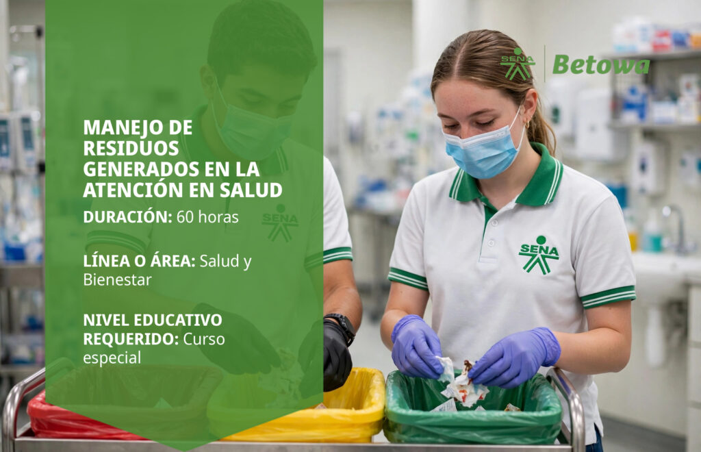 Curso SENA de manejo de residuos generados en la atención en salud – Betowa