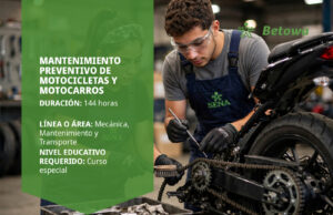 Curso SENA de mantenimiento preventivo de motocicletas y motocarros – Betowa