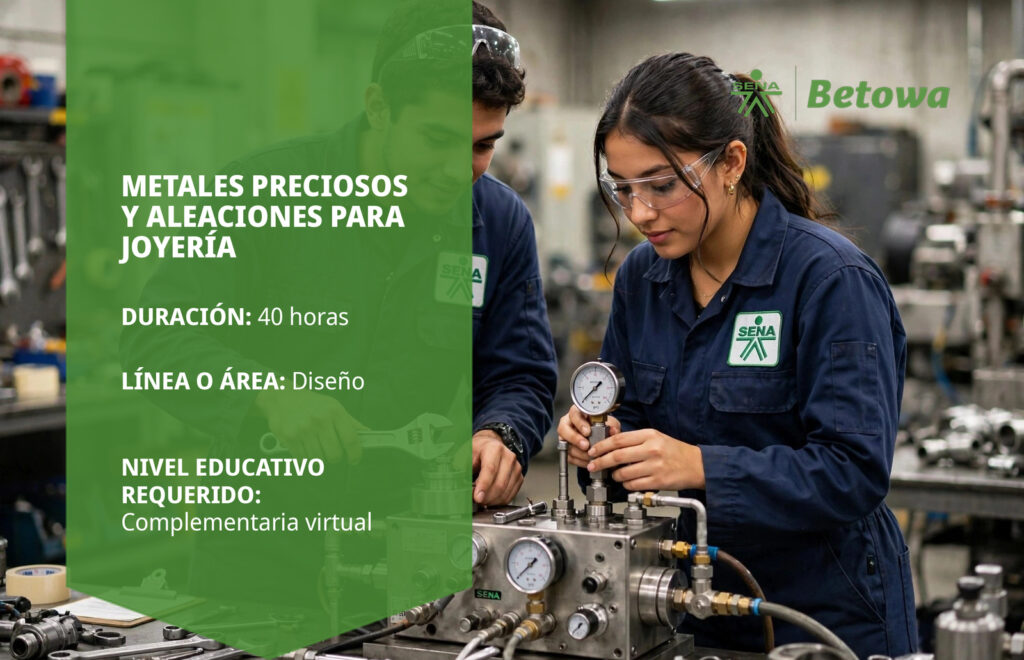 Curso SENA de metales preciosos y aleaciones para joyería – Betowa