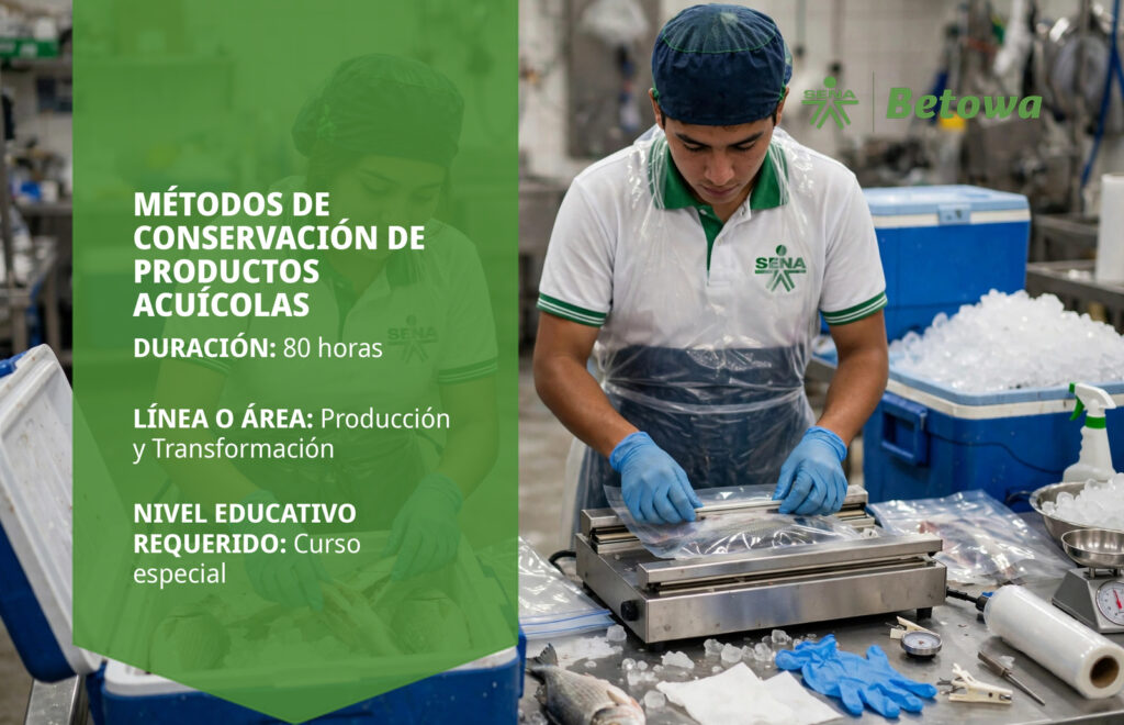 Curso SENA de métodos de conservación de productos acuícolas – Betowa