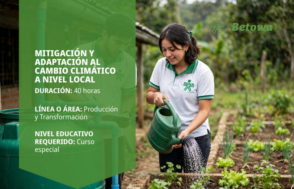 Curso SENA de mitigación y adaptación al cambio climático a nivel local – Betowa