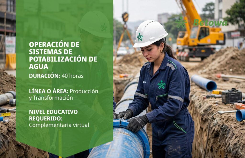 Curso SENA de operación de sistemas de potabilización de agua – Betowa