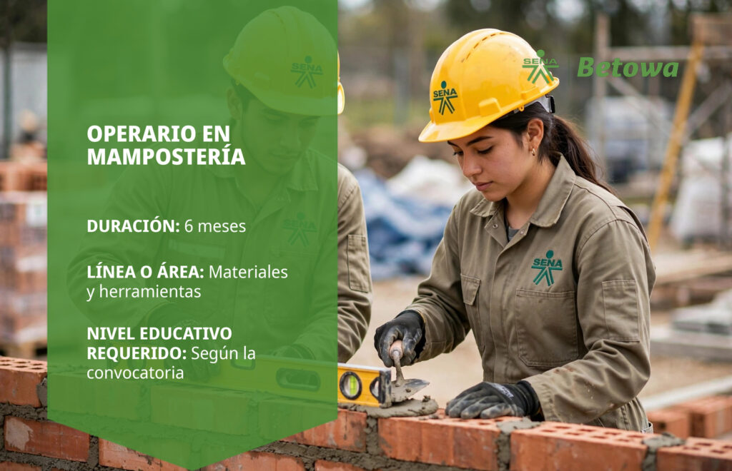 Operario en Mampostería – SENA Betowa