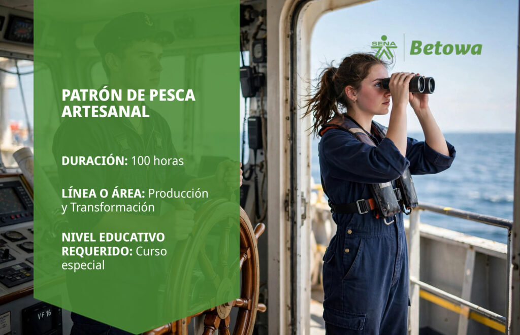 Curso SENA de patrón de pesca artesanal – Betowa