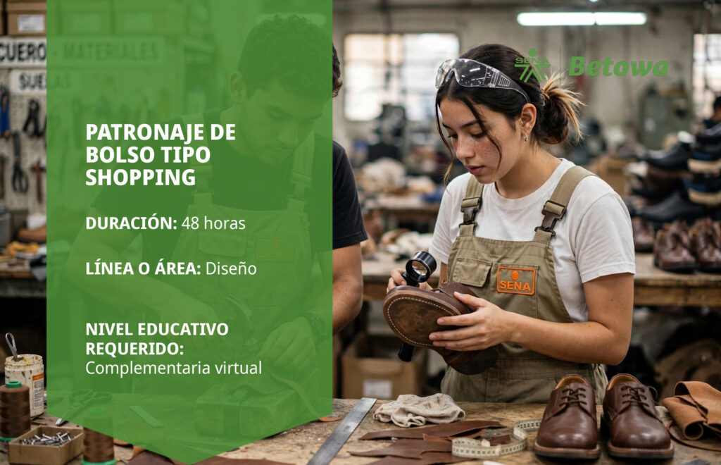 Curso SENA de patronaje de bolso tipo shopping – Betowa