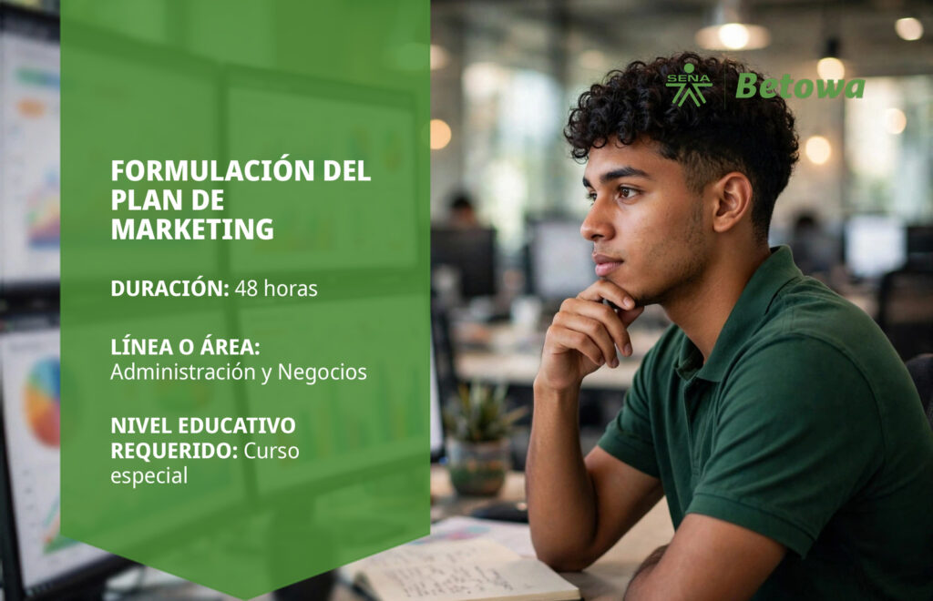 Curso SENA de formulación del plan de marketing – Betowa