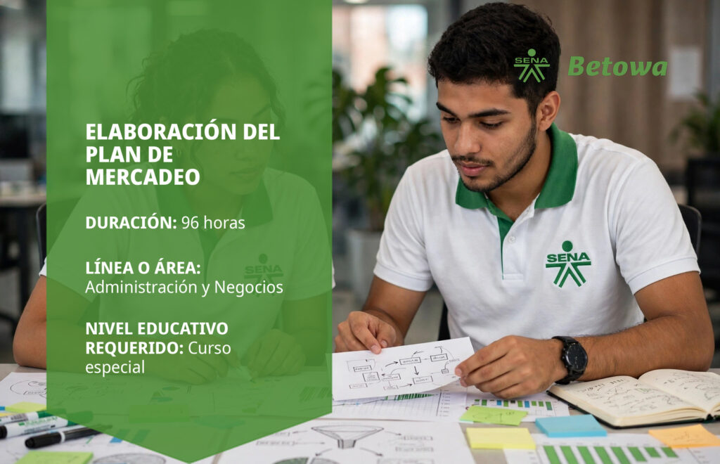 Curso SENA de elaboración del plan de mercadeo – Betowa