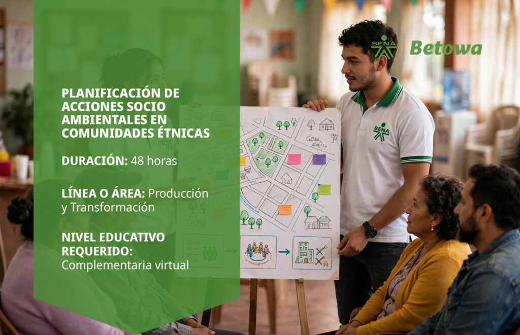 Curso SENA de acciones socio ambientales en comunidades étnicas – Betowa