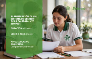 Curso SENA de planificación de un sistema de gestión de la calidad NTC ISO 9001 – Betowa