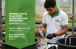 Curso SENA de preparación de soluciones nutritivas para fertirriego – Betowa