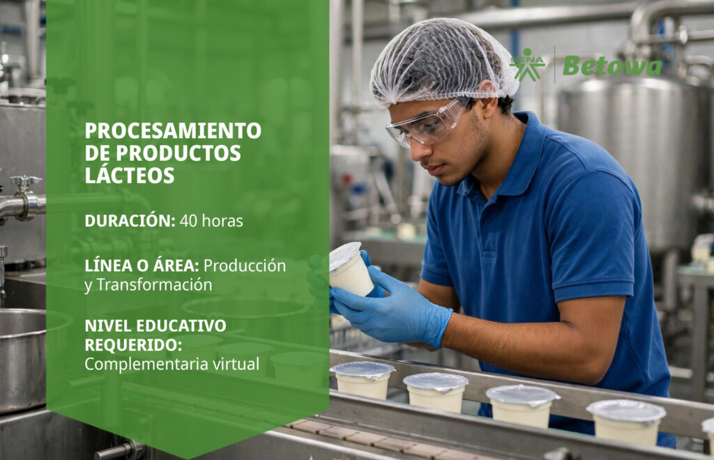 Curso SENA de procesamiento de productos lácteos – Betowa