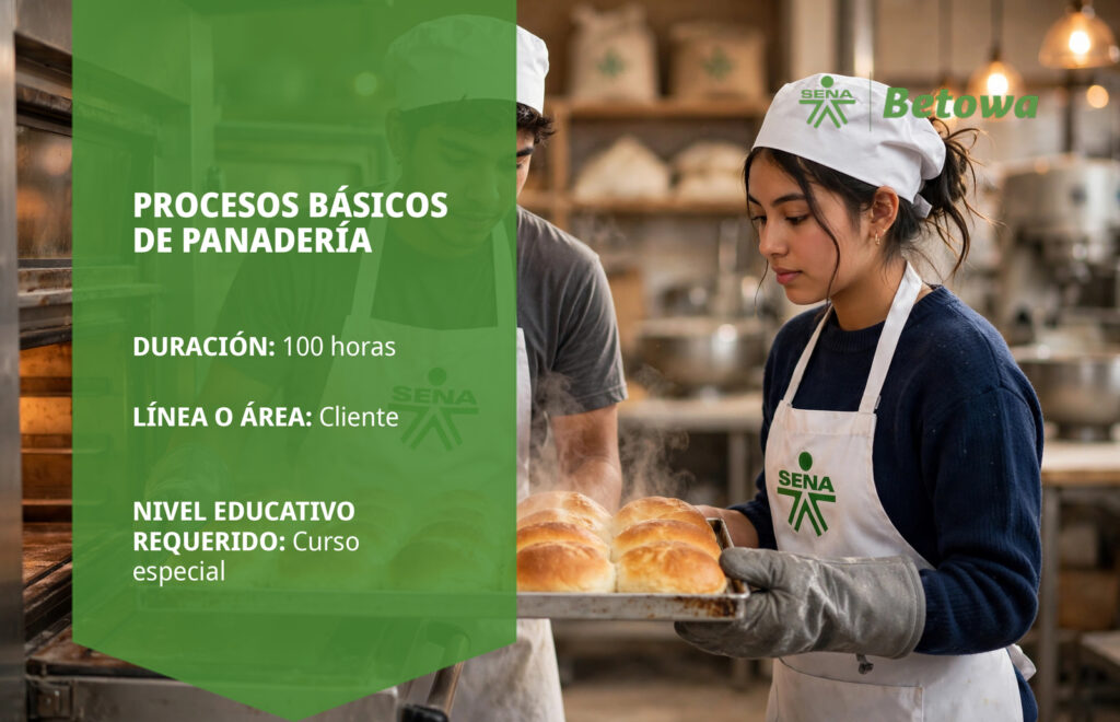 Curso SENA de procesos básicos de panadería – Betowa