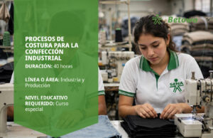 Curso SENA de procesos de costura para la confección industrial – Betowa