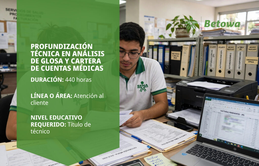 Profundización Técnica en Análisis de Glosa y Cartera de Cuentas Médicas – SENA Betowa