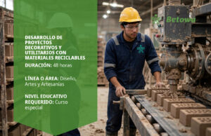 Curso SENA de proyectos decorativos y utilitarios con materiales reciclables – Betowa