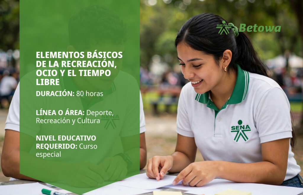 Curso SENA de elementos básicos de la recreación ocio y tiempo libre – Betowa