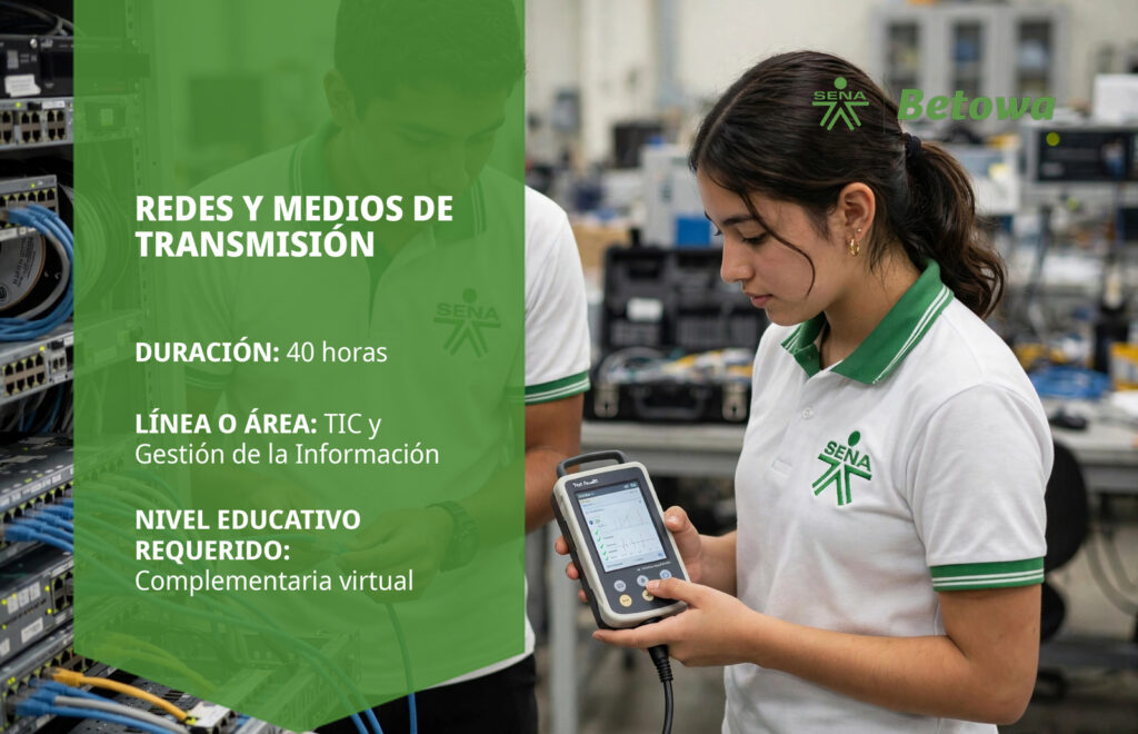 Curso SENA de redes y medios de transmisión – Betowa