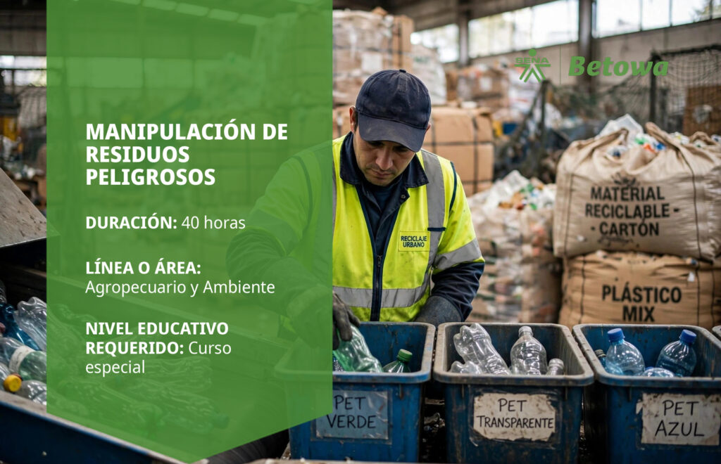 Curso SENA de manipulación de residuos peligrosos – Betowa