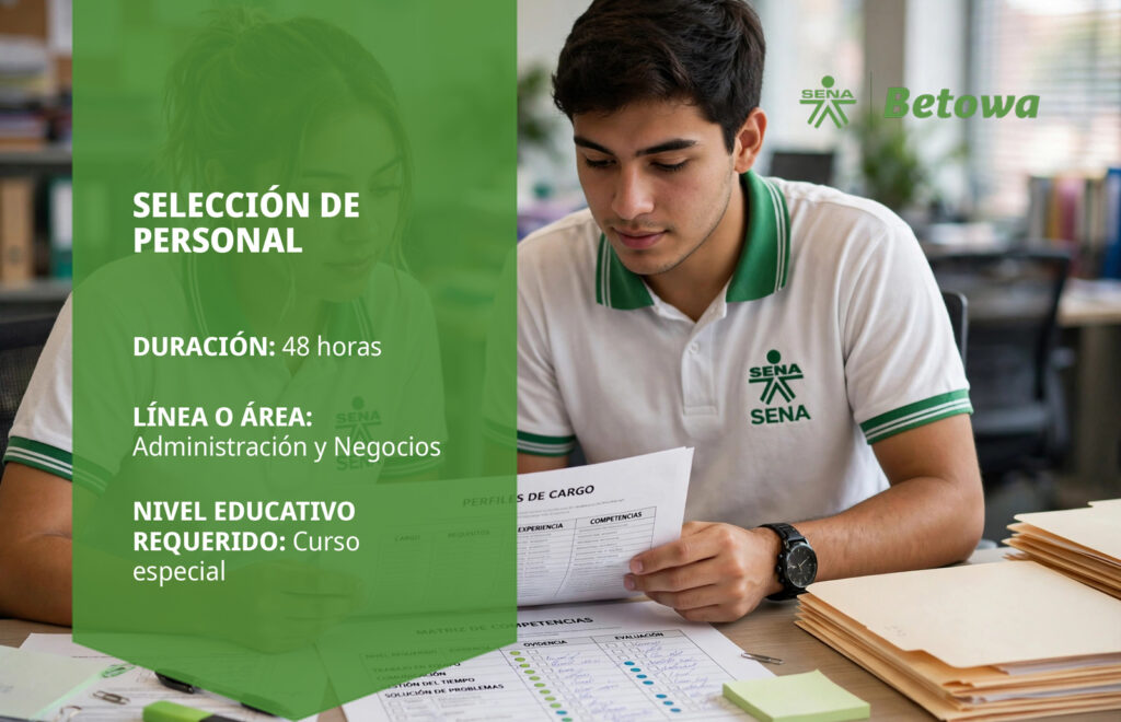 Curso SENA de selección de personal – Betowa