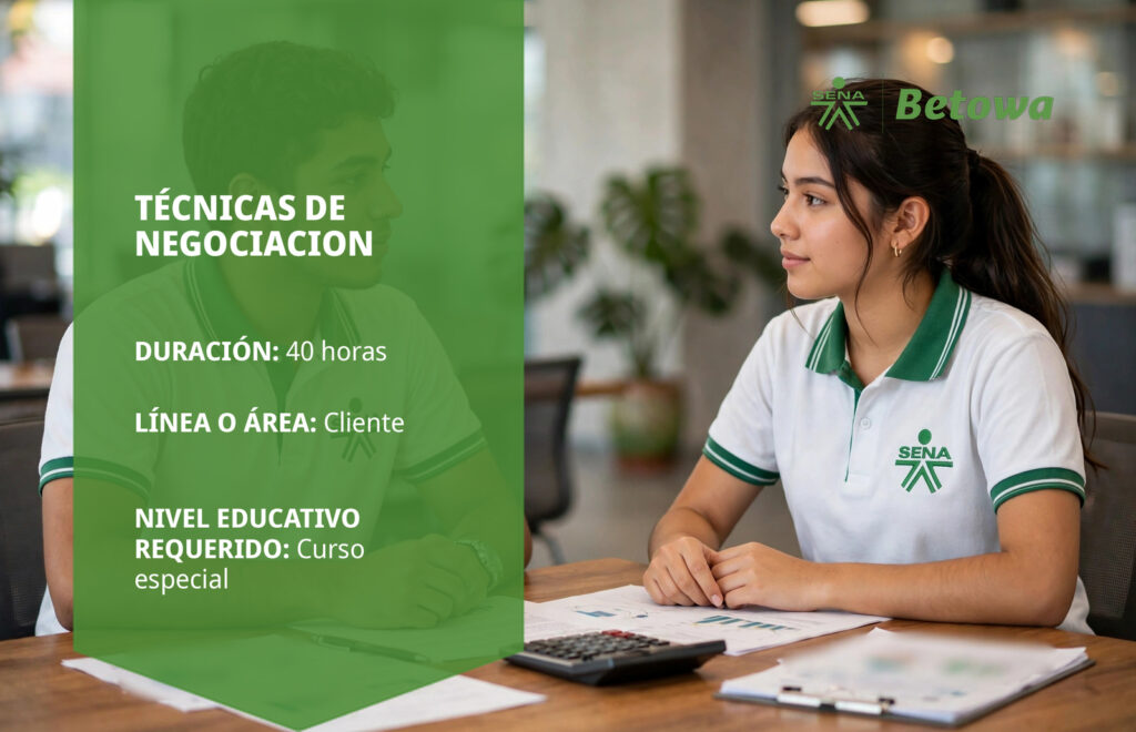 Curso SENA de técnicas de negociación – Betowa
