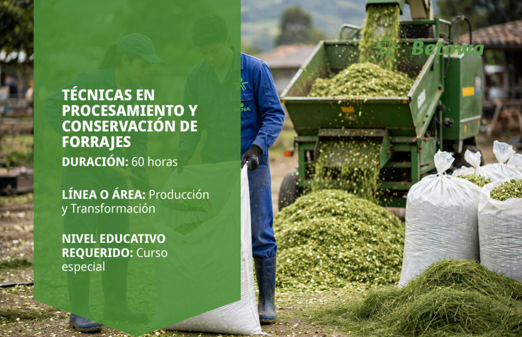 Curso SENA de técnicas en procesamiento y conservación de forrajes – Betowa