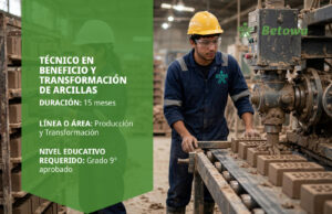 Técnico en Beneficio y Transformación de Arcillas – SENA Betowa