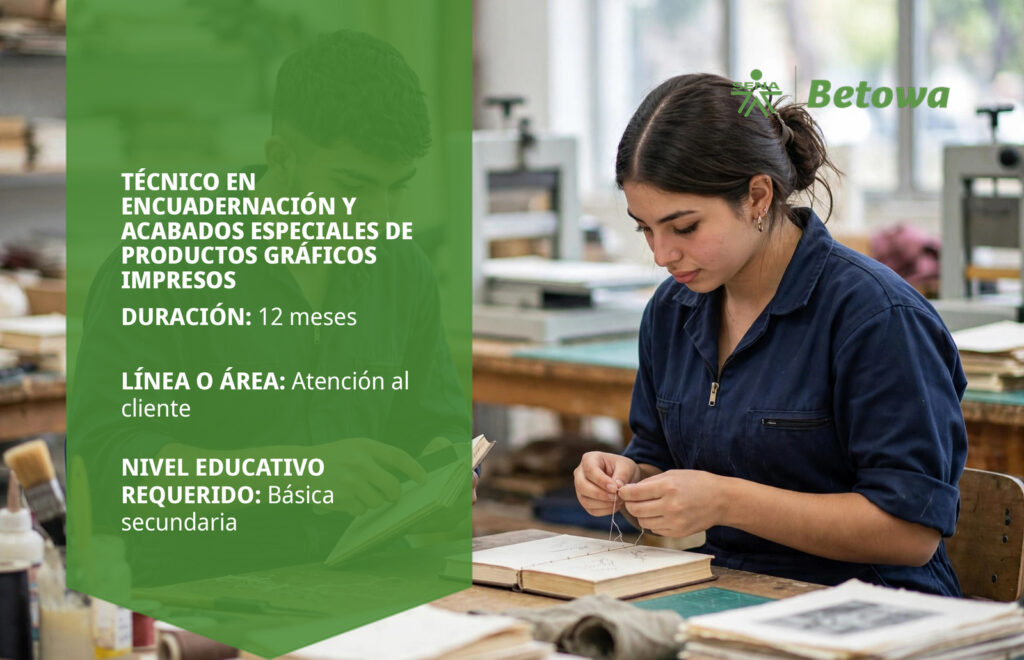 Técnico en Encuadernación y Acabados Especiales – SENA