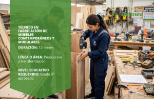 Técnico en Fabricación de Muebles Contemporáneos y Modulares – SENA Betowa