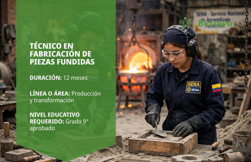 Técnico en Fabricación de Piezas Fundidas – SENA Betowa