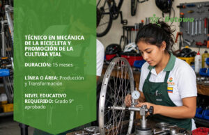 Técnico en Mecánica de la Bicicleta y Promoción de la Cultura Vial – SENA Betowa