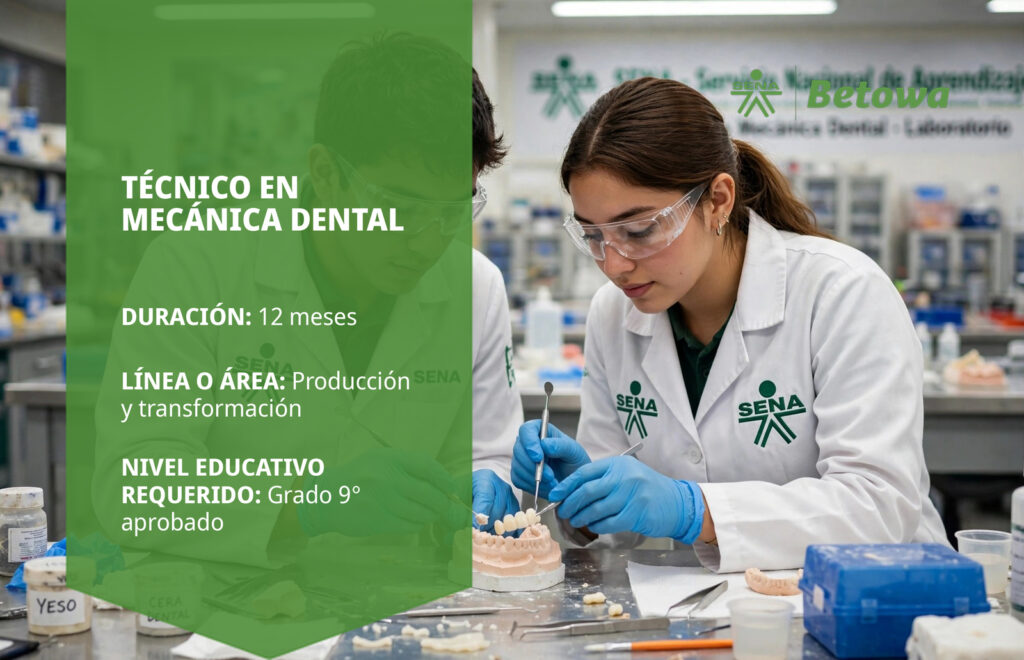 Técnico en Mecánica Dental – SENA Betowa
