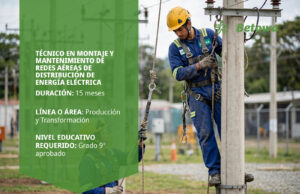 Técnico en Montaje y Mantenimiento de Redes Aéreas de Distribución de Energía Eléctrica – SENA Betowa