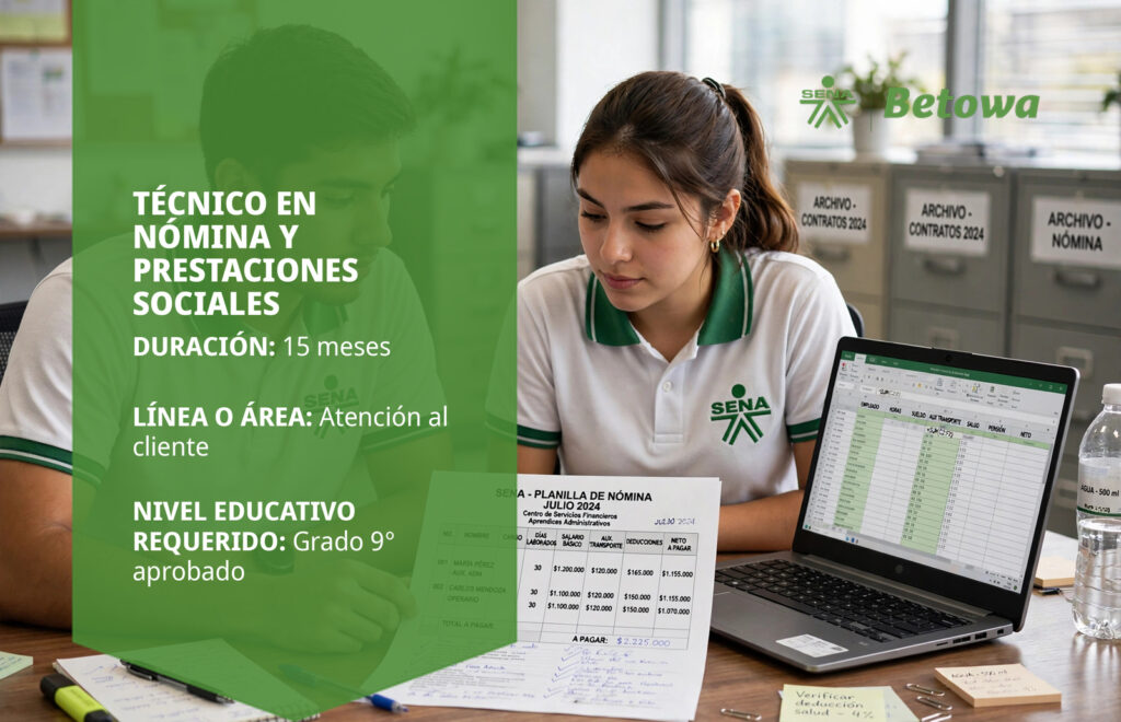 Técnico en Nómina y Prestaciones Sociales – SENA Betowa