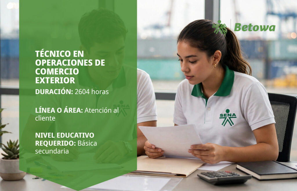 Técnico en Operaciones de Comercio Exterior – SENA Betowa